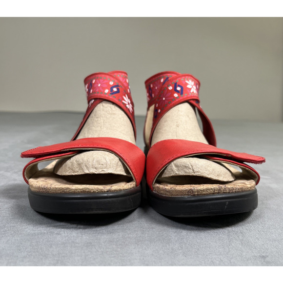 Alegria Lucia Red LUC-7764 Sandal Women Size 38 8-8.5 Benefits Charity - Picture 3 of 16